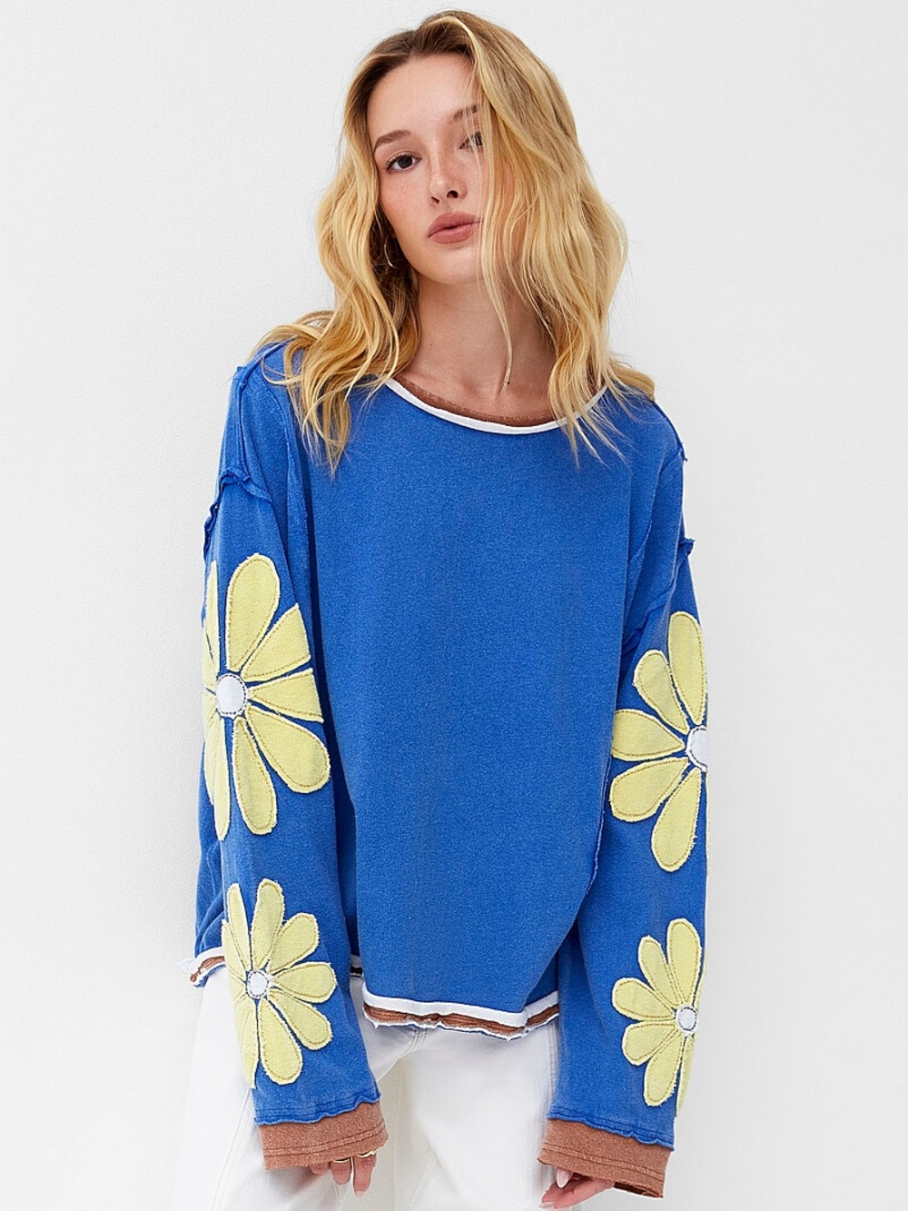 NWT Free People x We The Free You're A Star Tee Embroidered Tee